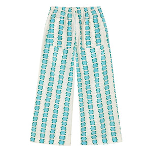 Tinycottons - Hose mit Blumenmuster | Weiß