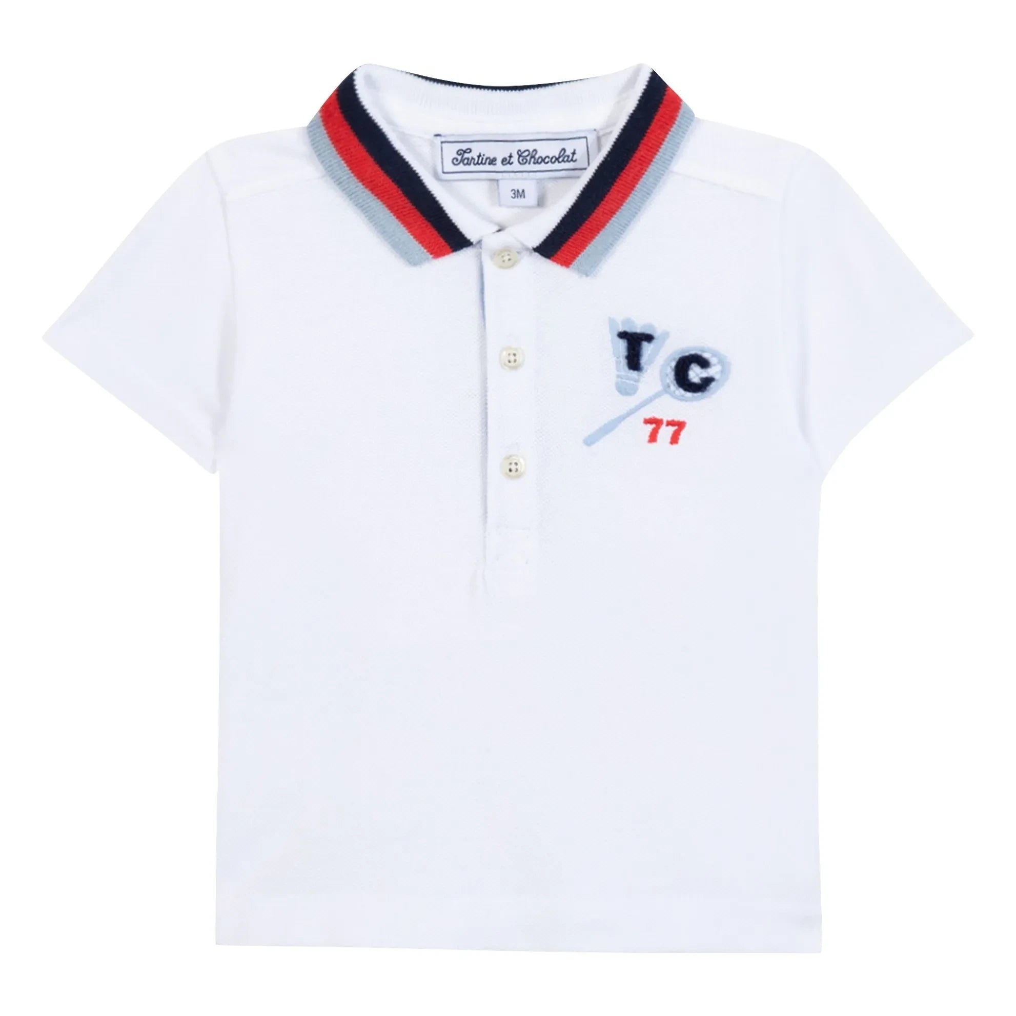 Tartine et Chocolat - Polo Badminton 77 | Weiß
