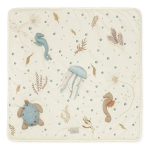 Glass Glass - Sea Garden play mat | Blue