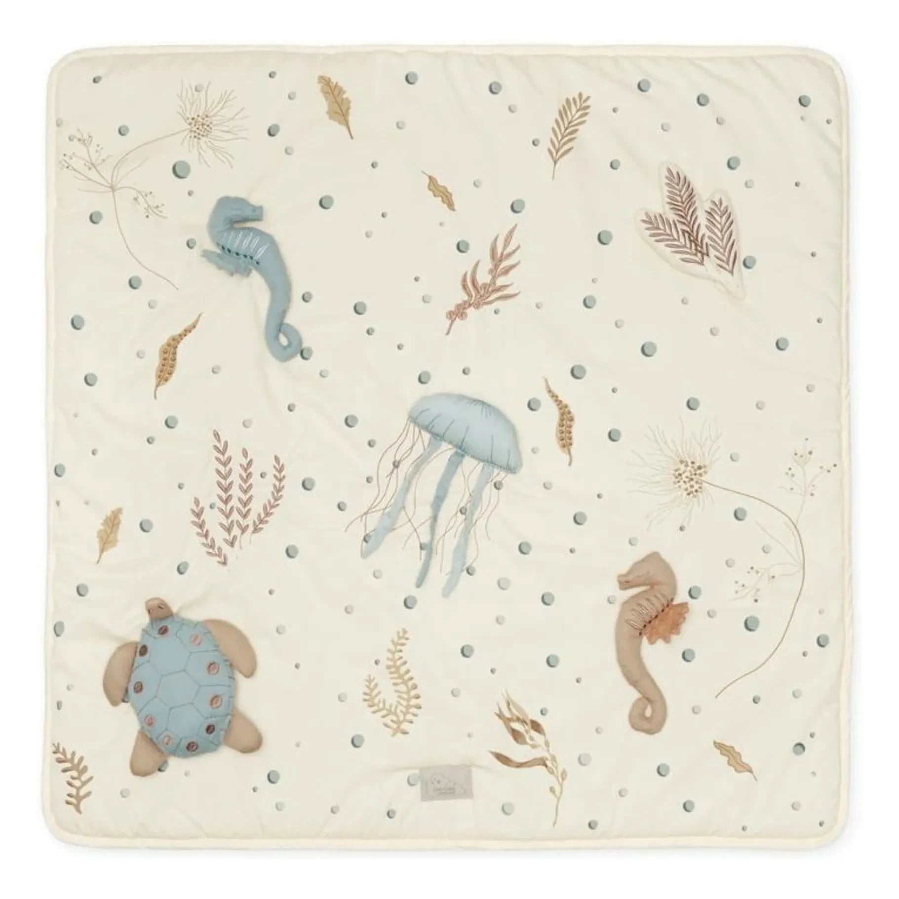 Glass Glass - Sea Garden play mat | Blue