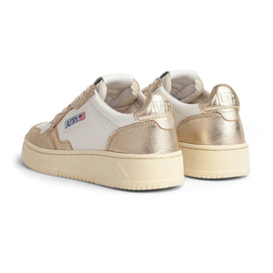 Autry - Medalist Low Bicolour Sneakers | Champagner