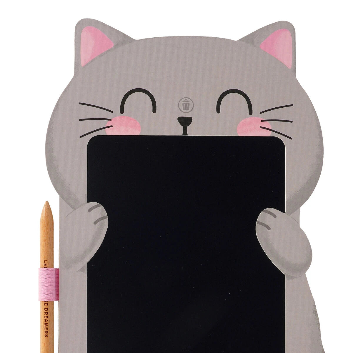 Legami - Kitty Portable LCD Drawing Board in Cardboard - Magic Sketch Board
