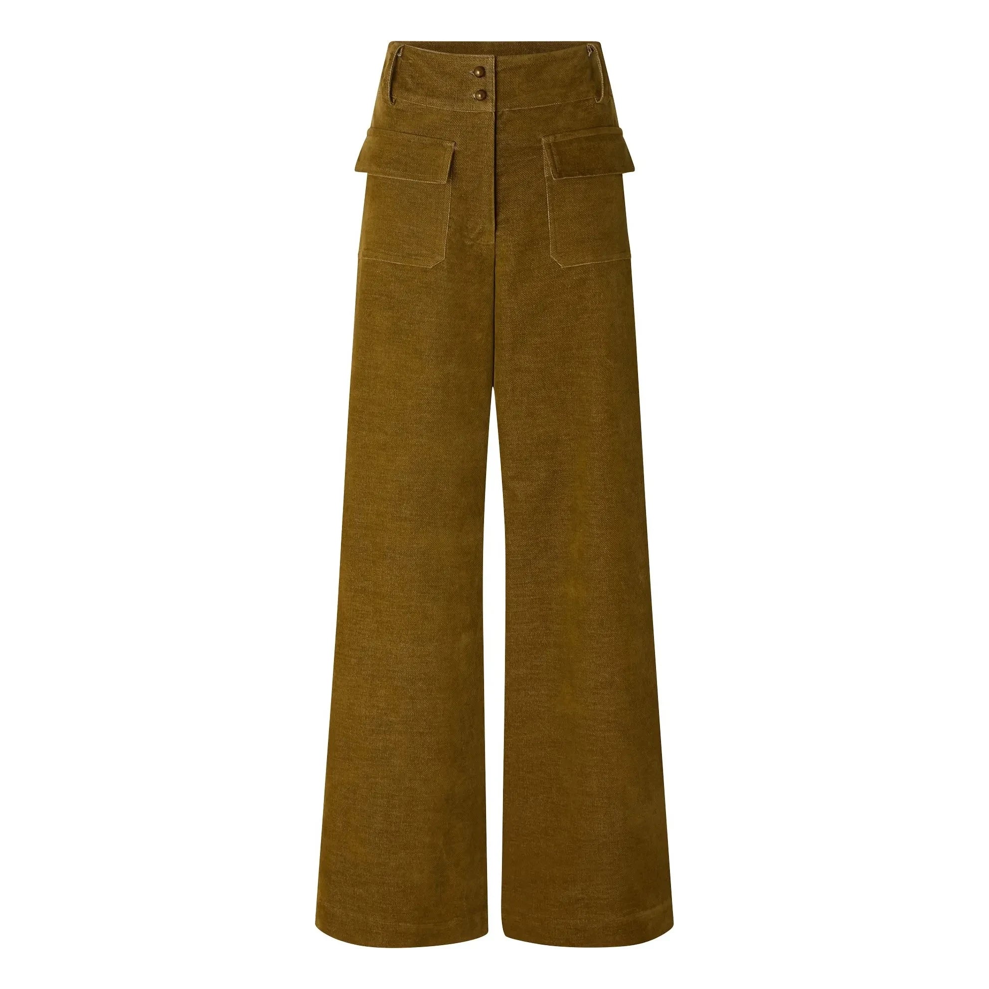 Sessùn - Manhastreet Kadife Pantolon | Bronze