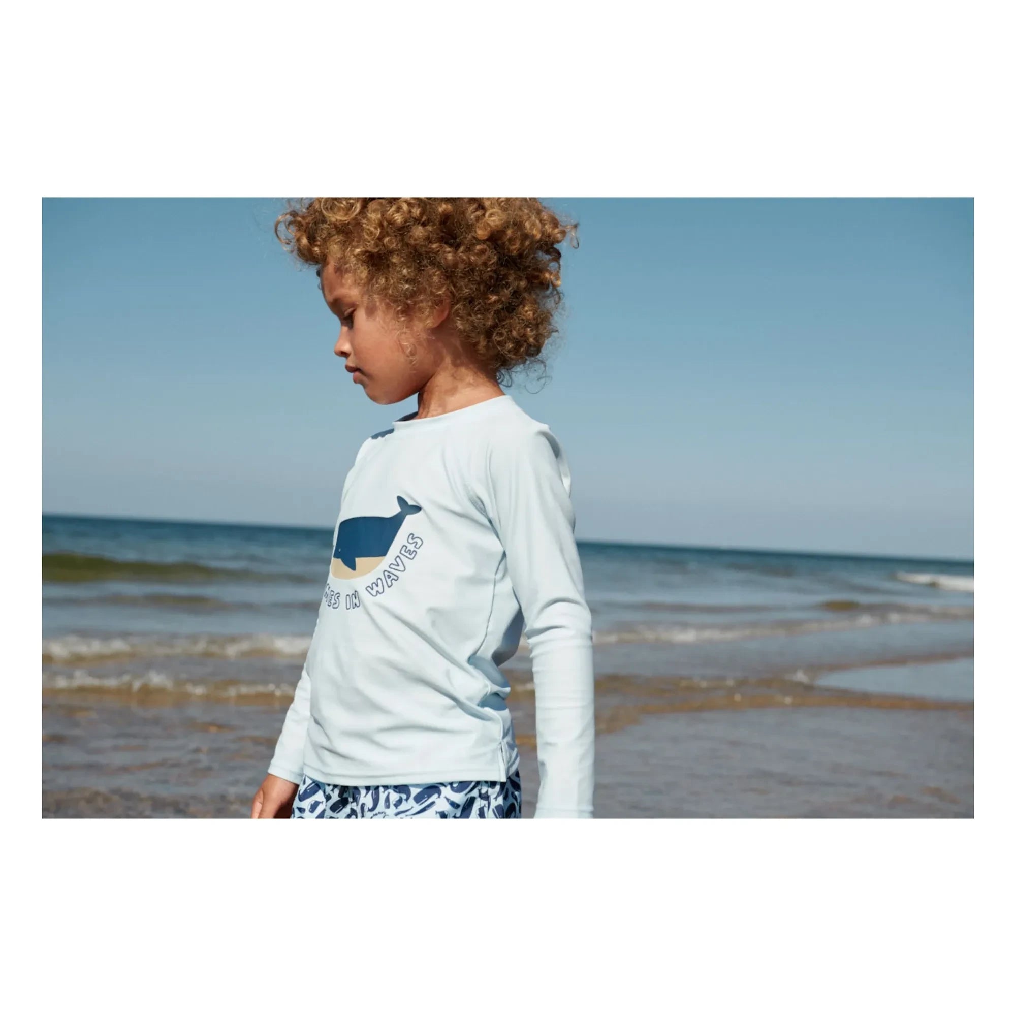 Liewood – Noah UV-Schutz-T-Shirt Recycelte Fasern | Hellblau