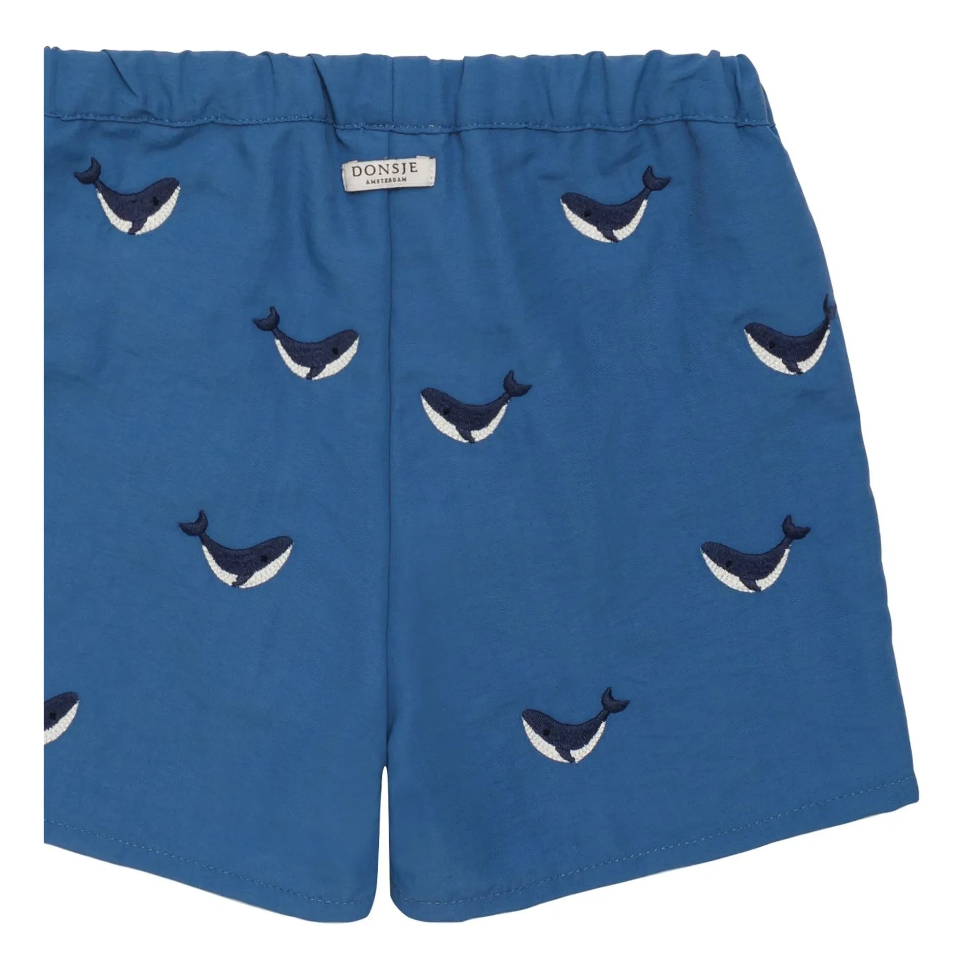 Donsje - Wangu Walhai-Shorts Recycelte Fasern | Blau