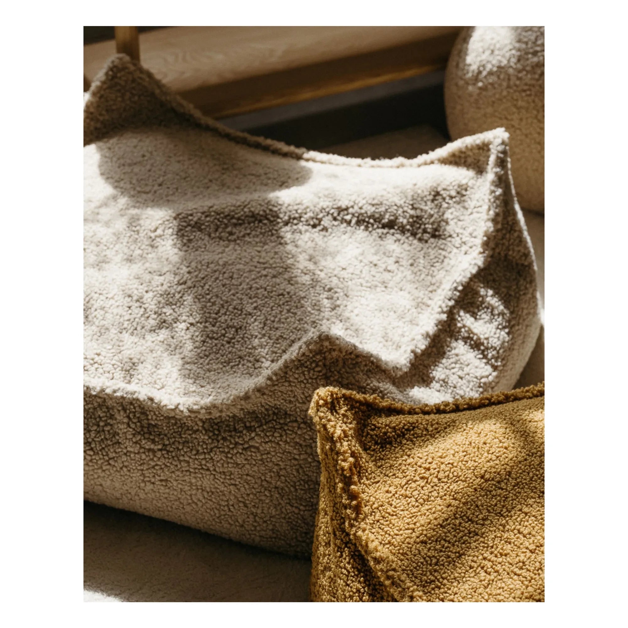 Wigiwama - Teddy Ottoman | Bej
