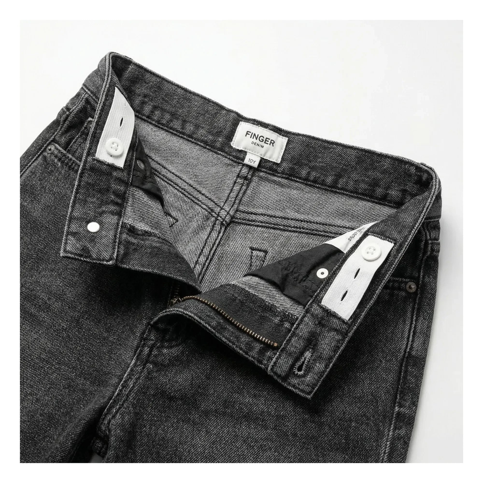 Finger in the nose - Denim Eva şort | Denim gri