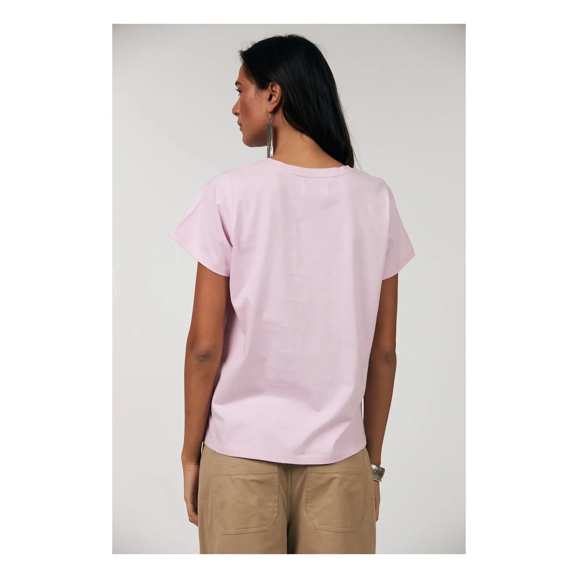 Lollys Laundry - Roma Lobster Pamuk Tişört | Pembe