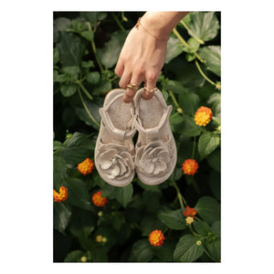 Donsje - Iles Fields Flower Sandals | Silver