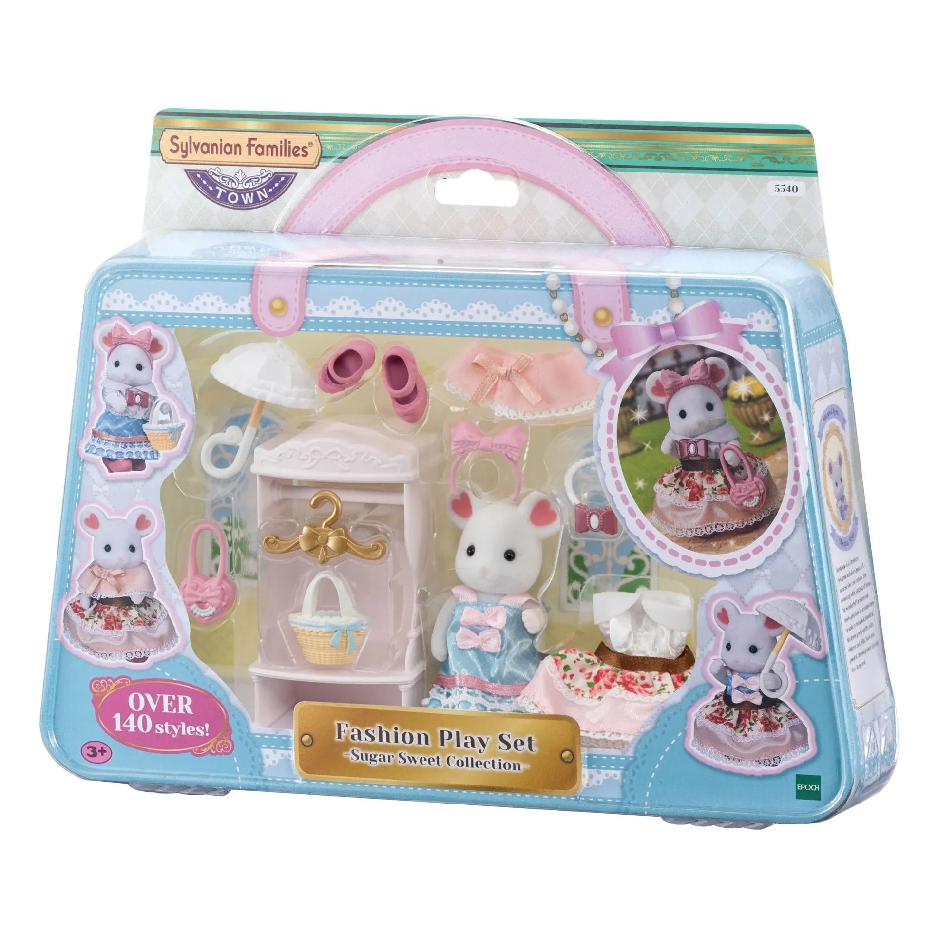 Sylvanian Families - Moda çantası ve kız kardeş marshmallow fare
