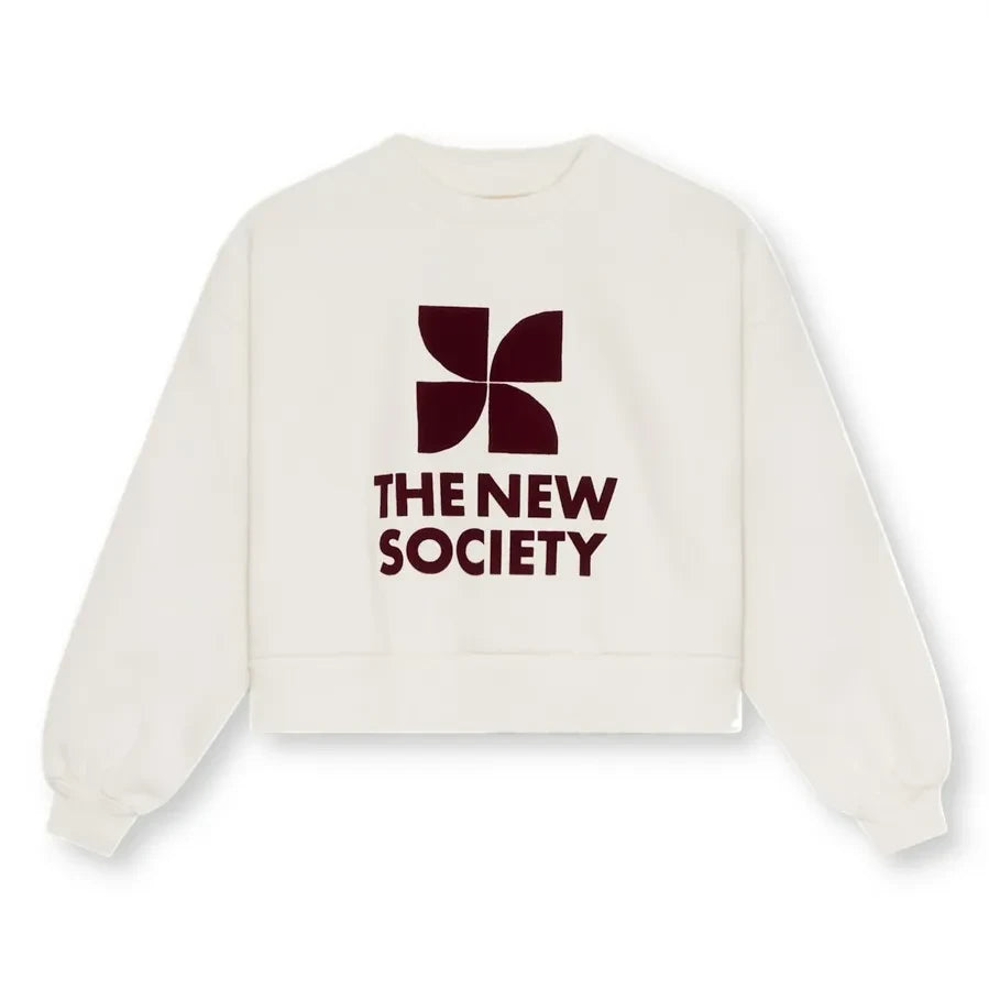 the new society - TNS Logolu Sweatshirt | Beyaz