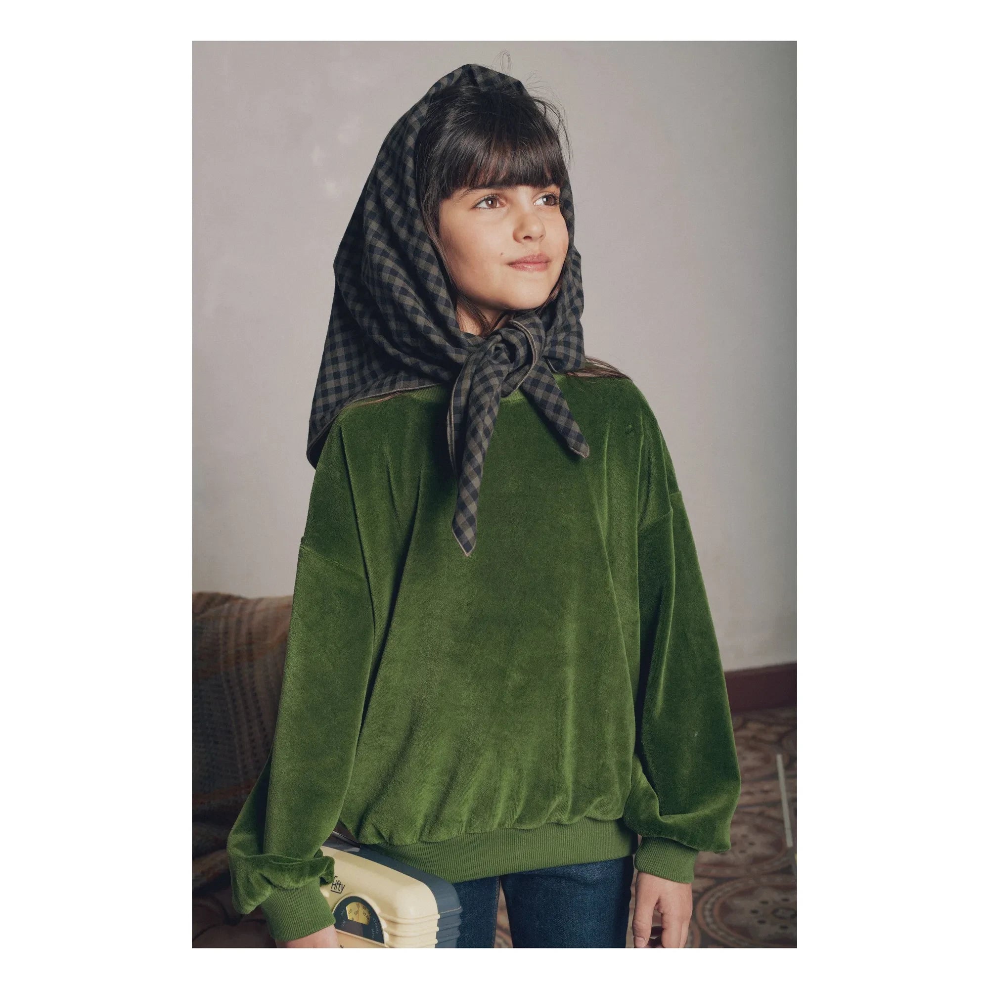 Marlot Paris - Maxime Velour Sweatshirt | Green