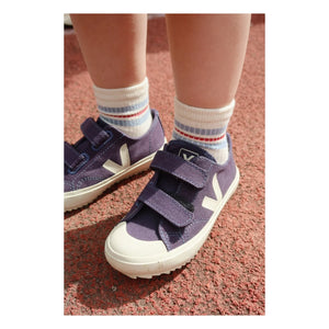 Konges Sløjd - 2er-Set Ringelsocken | Ecru