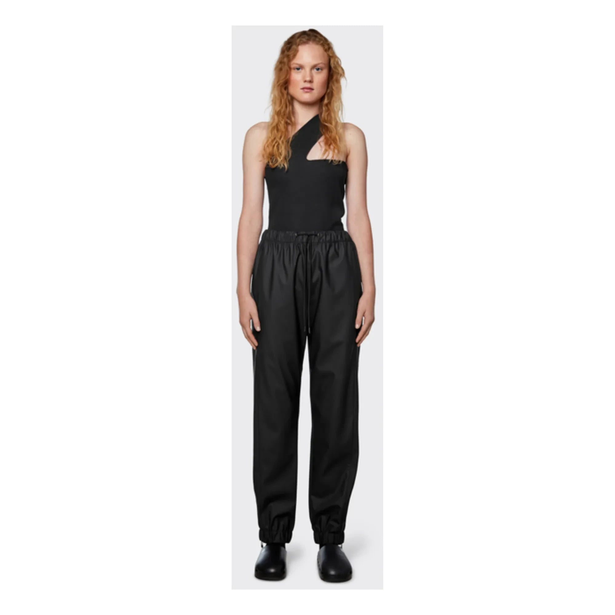 Rains - Unisex Su Geçirmez Normal Pantolon | Siyah