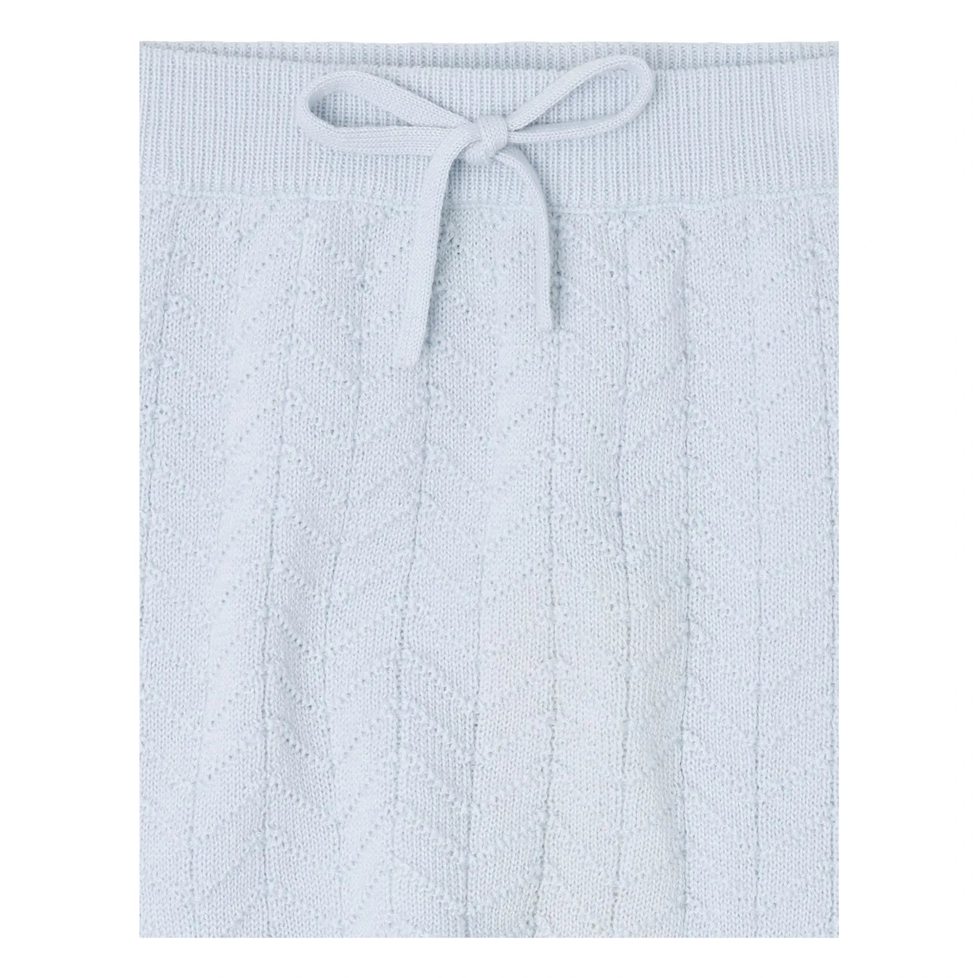 FUB - Zigzag Merino Yün Pantolon | Açık Mavi