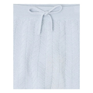 FUB - Zigzag Merino Yün Pantolon | Açık Mavi