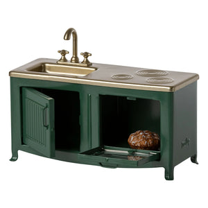 Maileg - Metal kitchen cabinet | Dark green