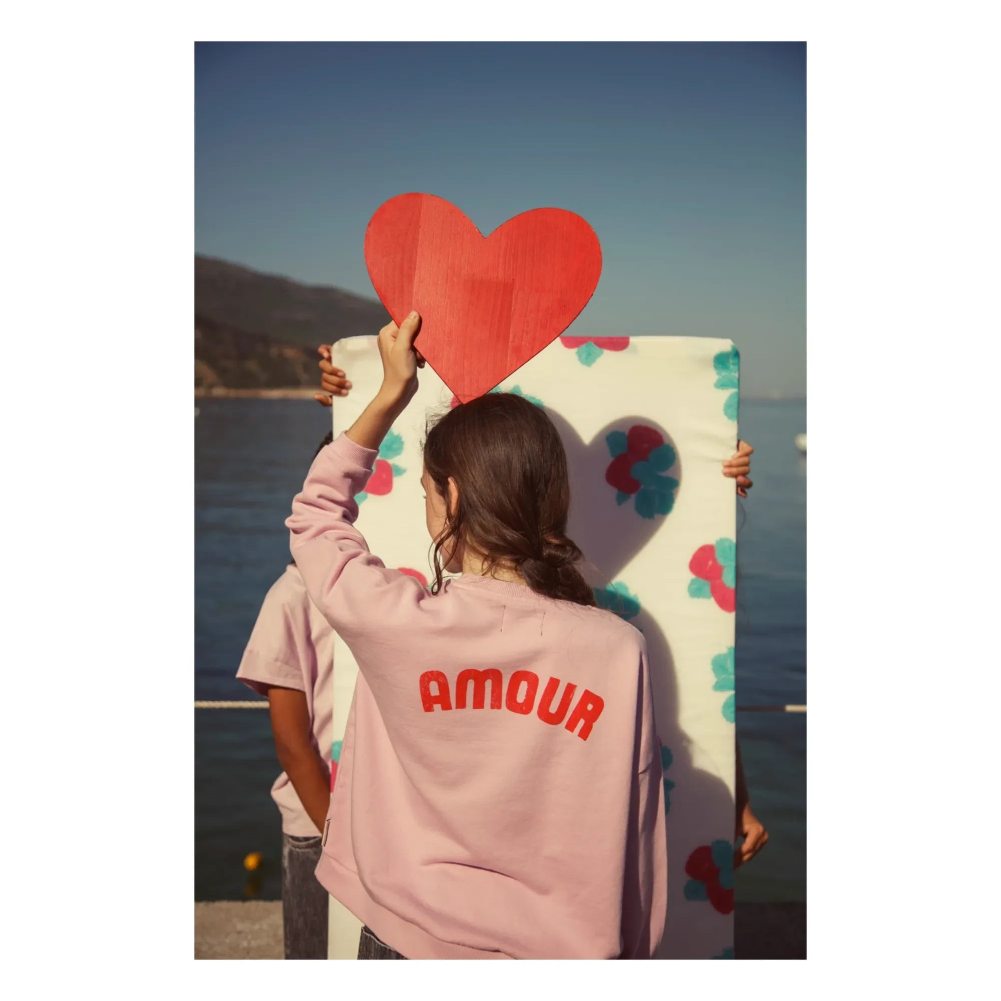 Piupiuchick - Organik Pamuklu Love Sweat | Pembe