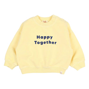 Búho - Happy Together Sweat Organik pamuklu fleece | Sarı