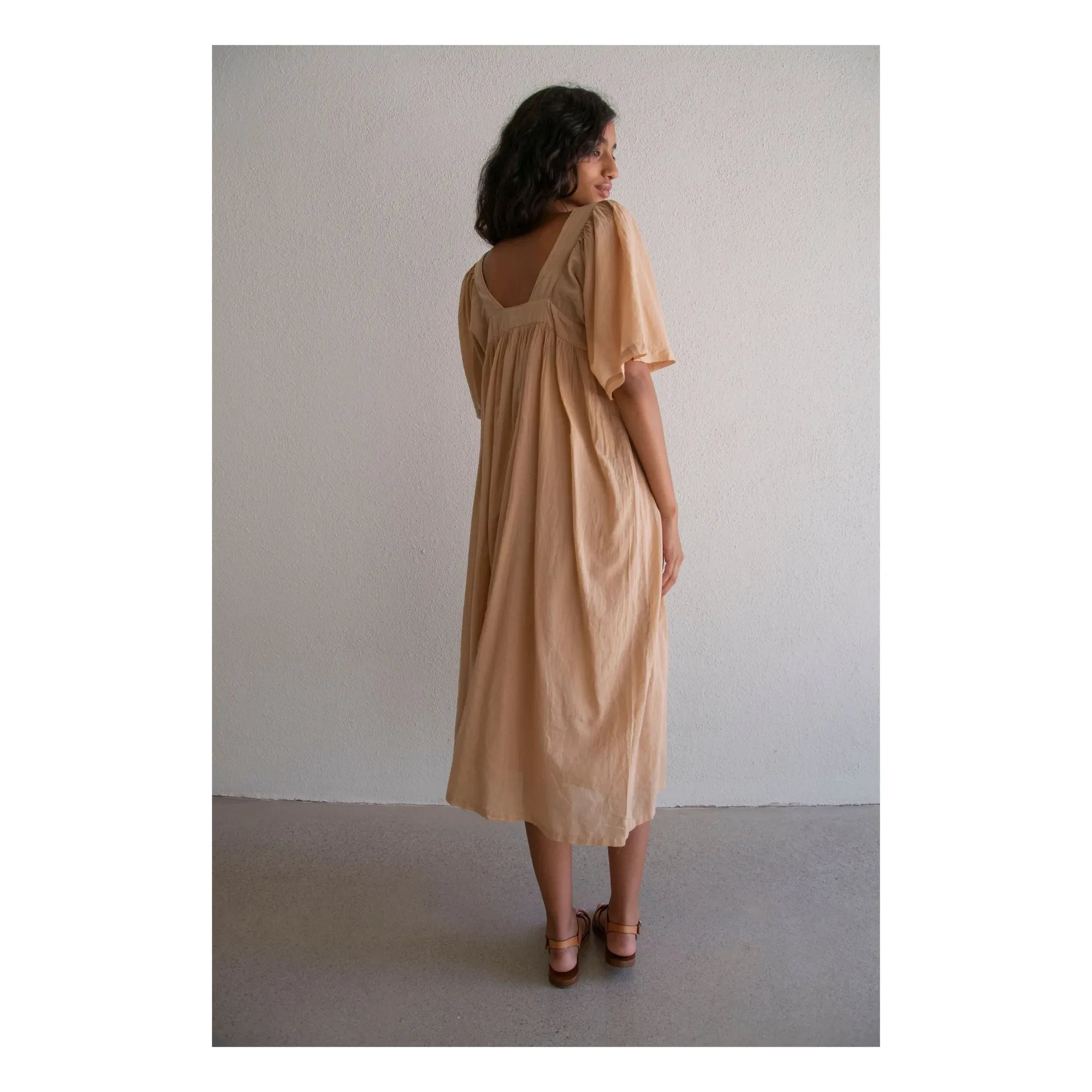 THEAVANT - Jade Baumwoll Voile Kleid | Amber