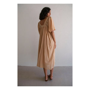 THEAVANT - Jade Baumwoll Voile Kleid | Amber