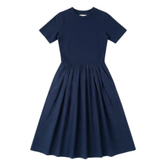 Xirena - Fayth Cotton Dress | Midnight blue