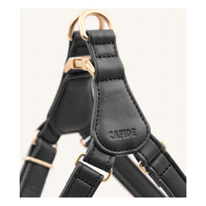 Cafide - Vegan leather dog collar Step in | Black