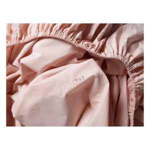 Suite 702 - Organic Percale Fitted Sheet | Blush