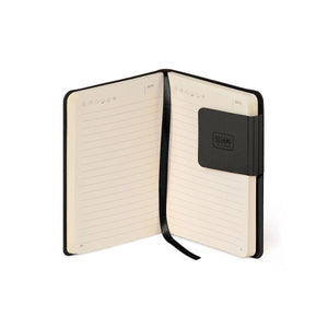 Legami - Liniertes Notizbuch mit monochromem Softcover - Black Suit - Mein Notizbuch