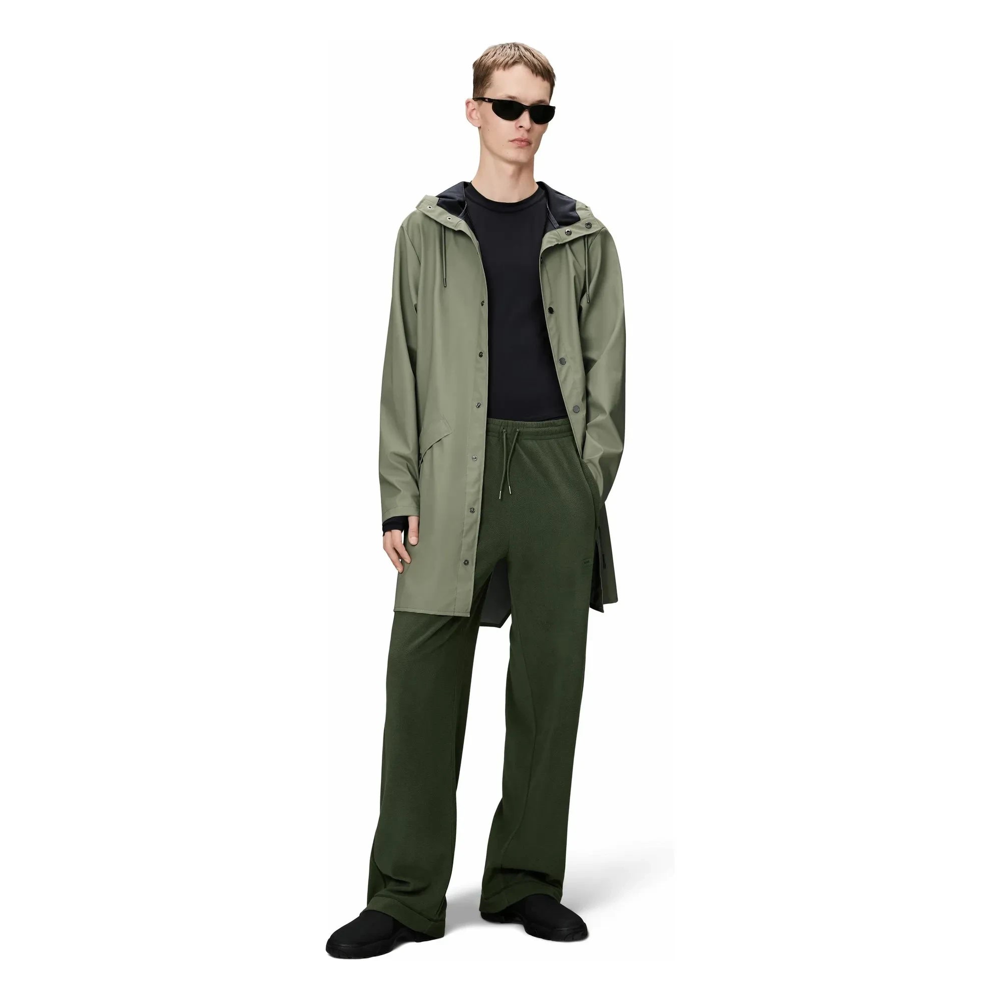 Rains – Langer Mantel W3 | Hellkhaki