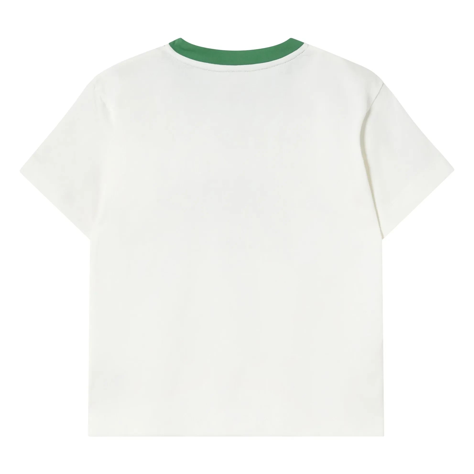 Tinycottons - Giverny Organik Pamuk Kontrast T-Shirt | Beyaz