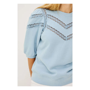 Rails – bestickter Adria-Pullover | Blau