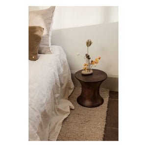 Ferm Living - Spin Tabure - FSC Ahşap | Kahverengi