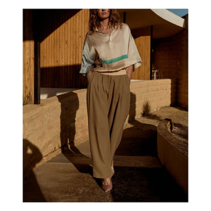 Mes Demoiselles - Malden Silk Blouse | Blue