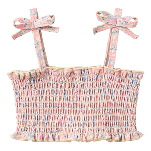 Wheat - Carla Fleuri Recycled Fibre Swimsuit | Light Pink