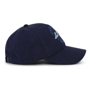 Les Deux - Globe Logo hat | Midnight blue