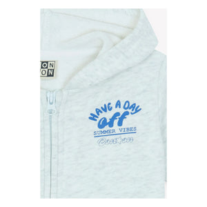 Bonton - Lu Dayoff Gepunktetes Kapuzen-Sweatshirt | Grau