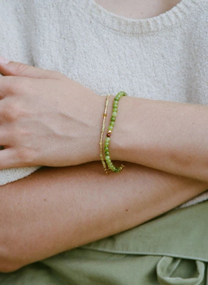 Anni Lu - Grasshopper Armband | Grün