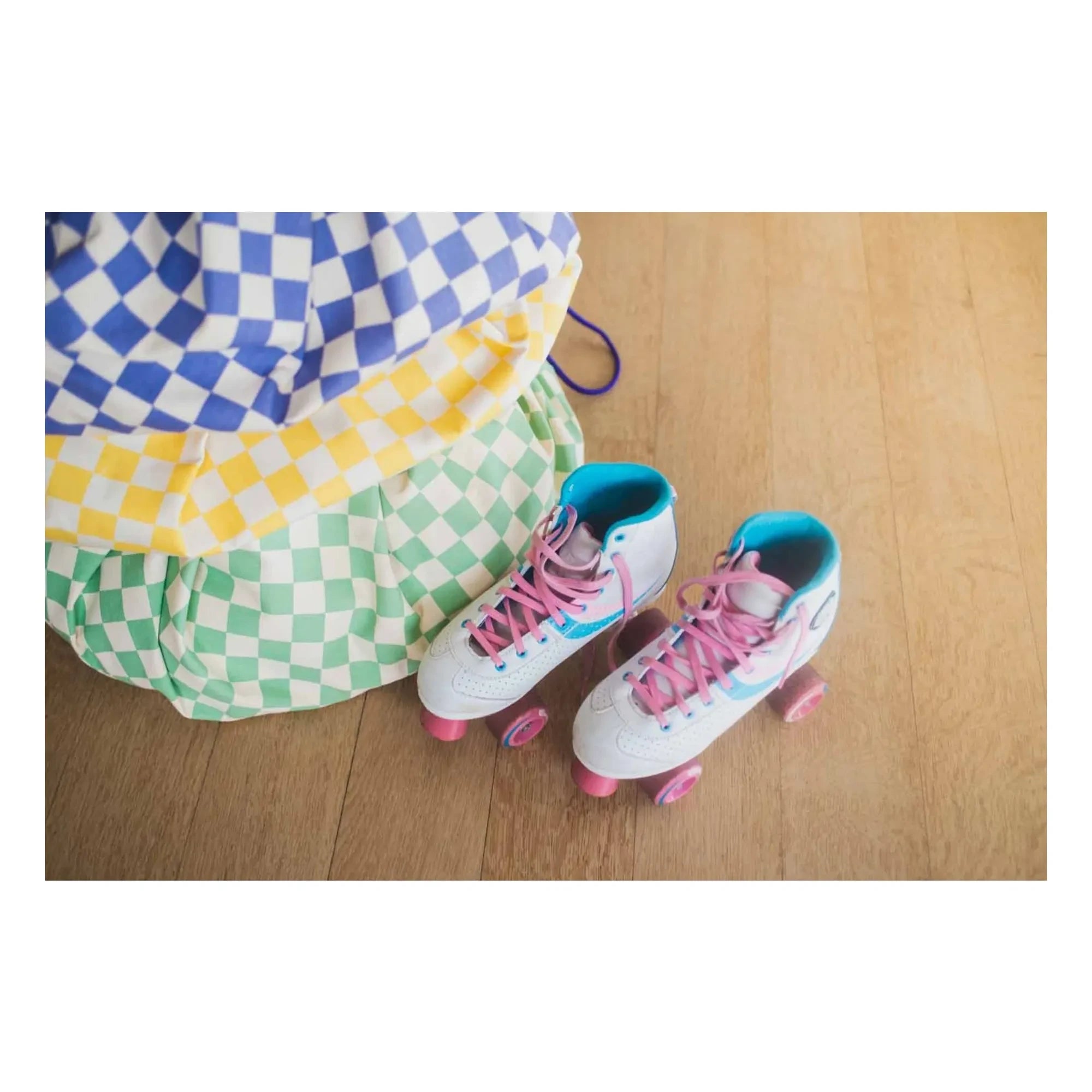 Play and Go - Noomad Bag / Spielmatte - Vichy | Gelb