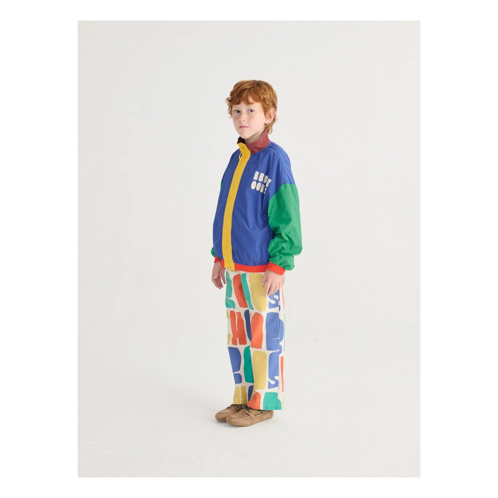 Bobo Choses - Trainingsjacke mit Farbblöcken aus recycelter Faser | Blau