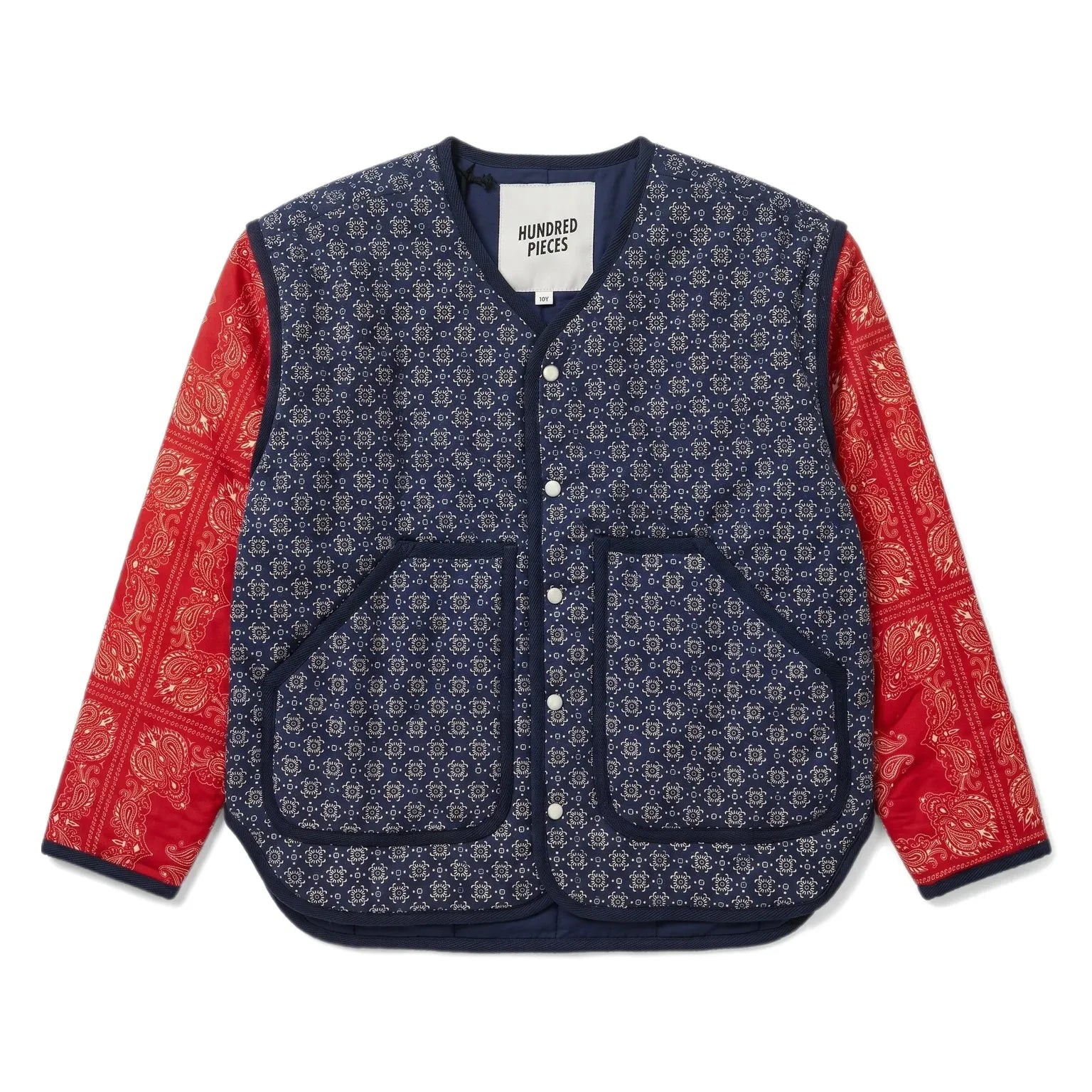 Hundred Pieces - Malya Bandana Ceket | Indigo Mavi