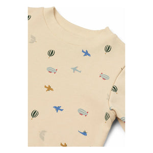 Liewood - Thora Aviator Sweatshirt aus Bio-Baumwolle | Ecru