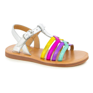 Pom d'Api - Plagette New Salome sandaletler | Gümüş Gri S019