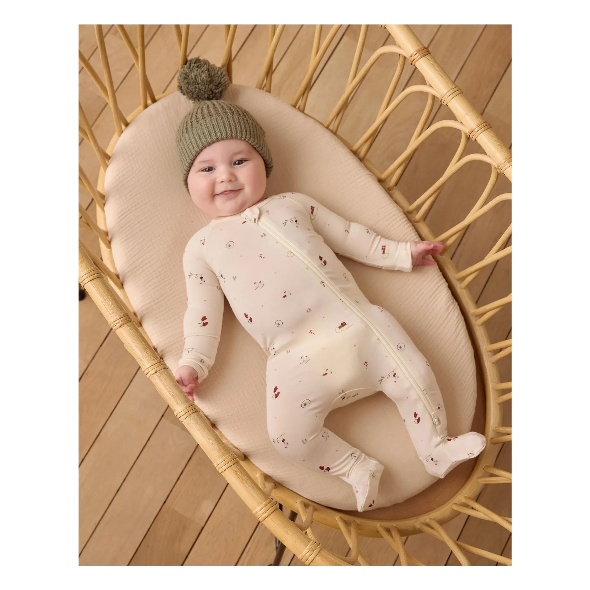 Quincy Mae - Winter Wonderland Snowsuit | Ecru