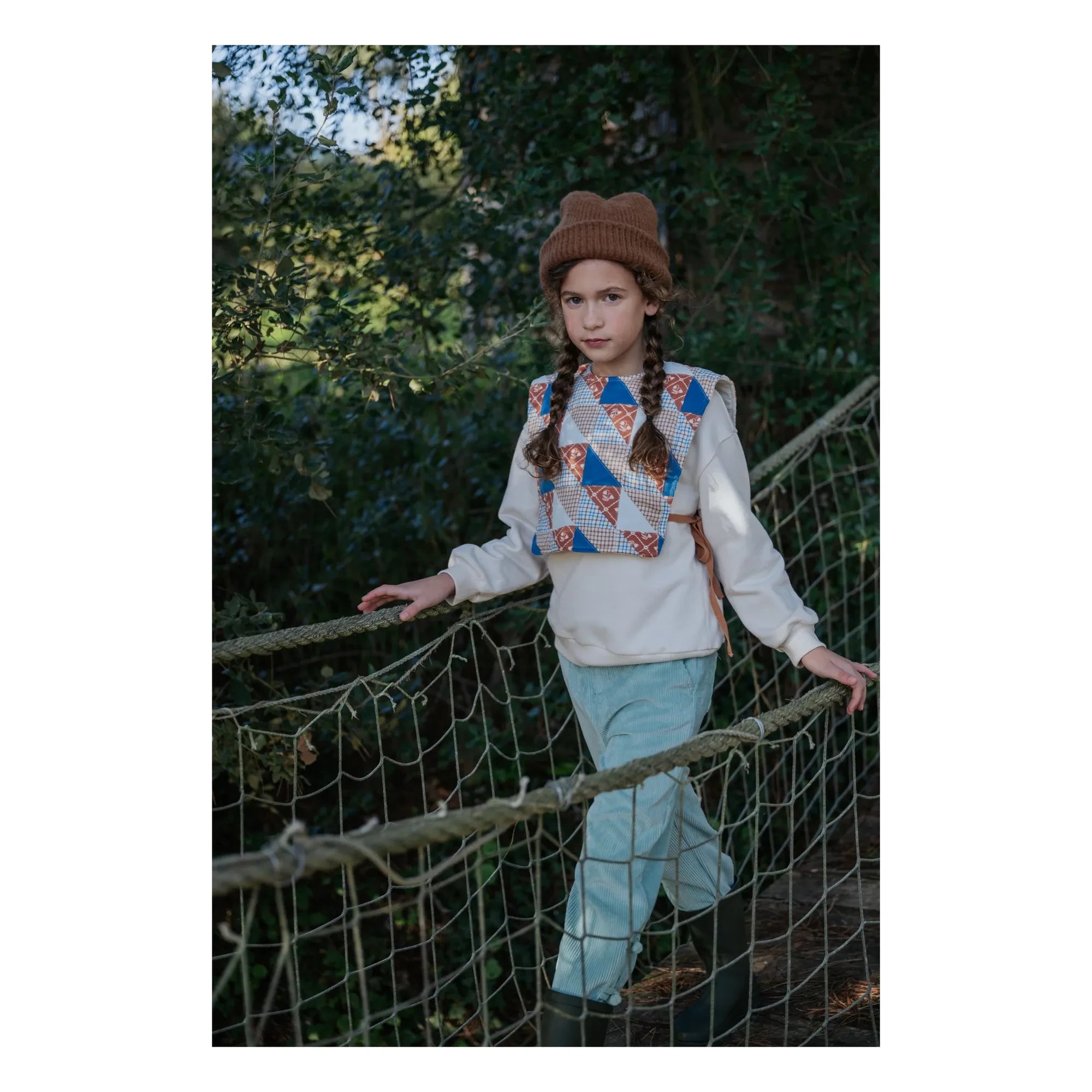 Gingersnaps - Arielle Ruffle Pants | Green apple