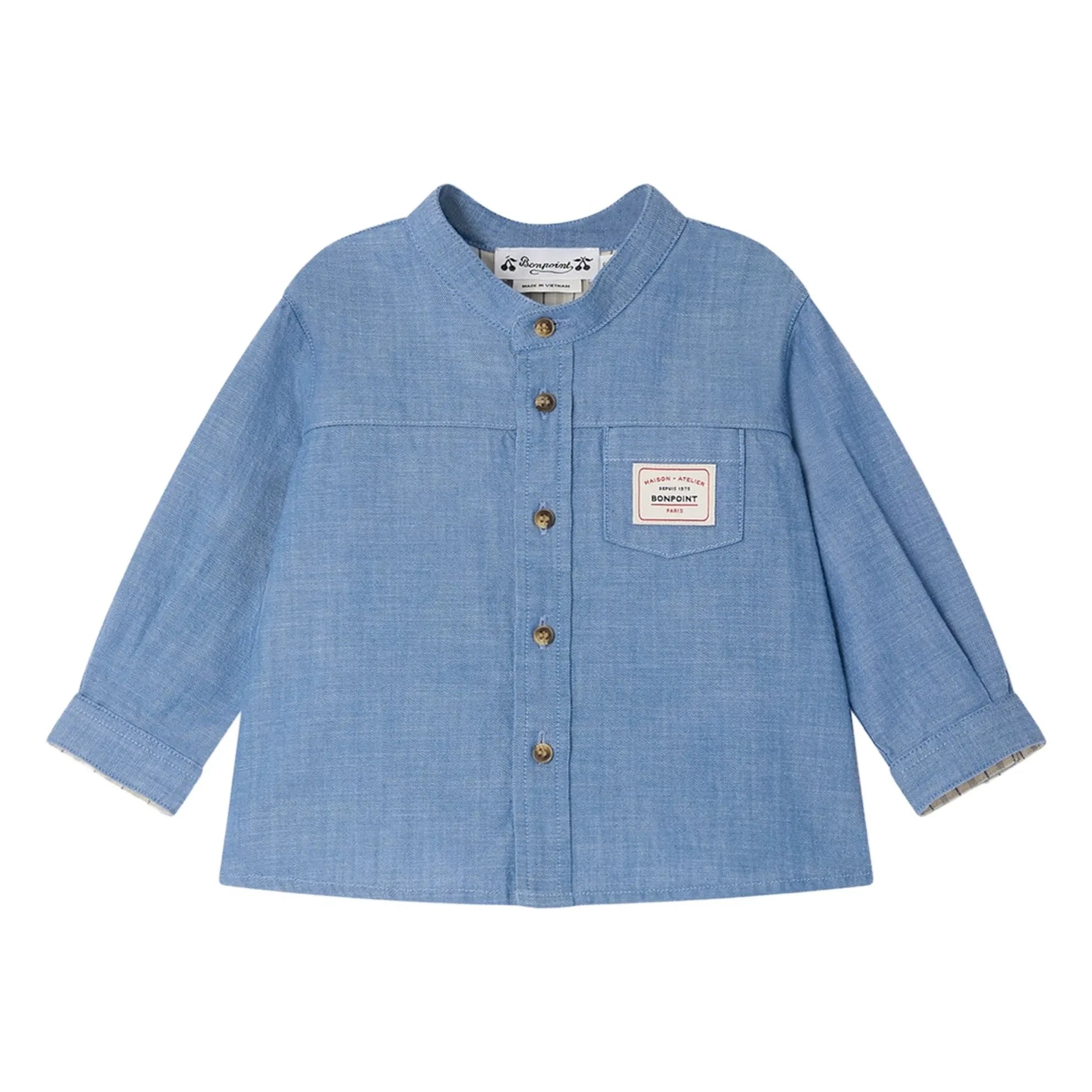 Bonpoint - Lacey Chambray Organik Pamuk Tunik | Mavi