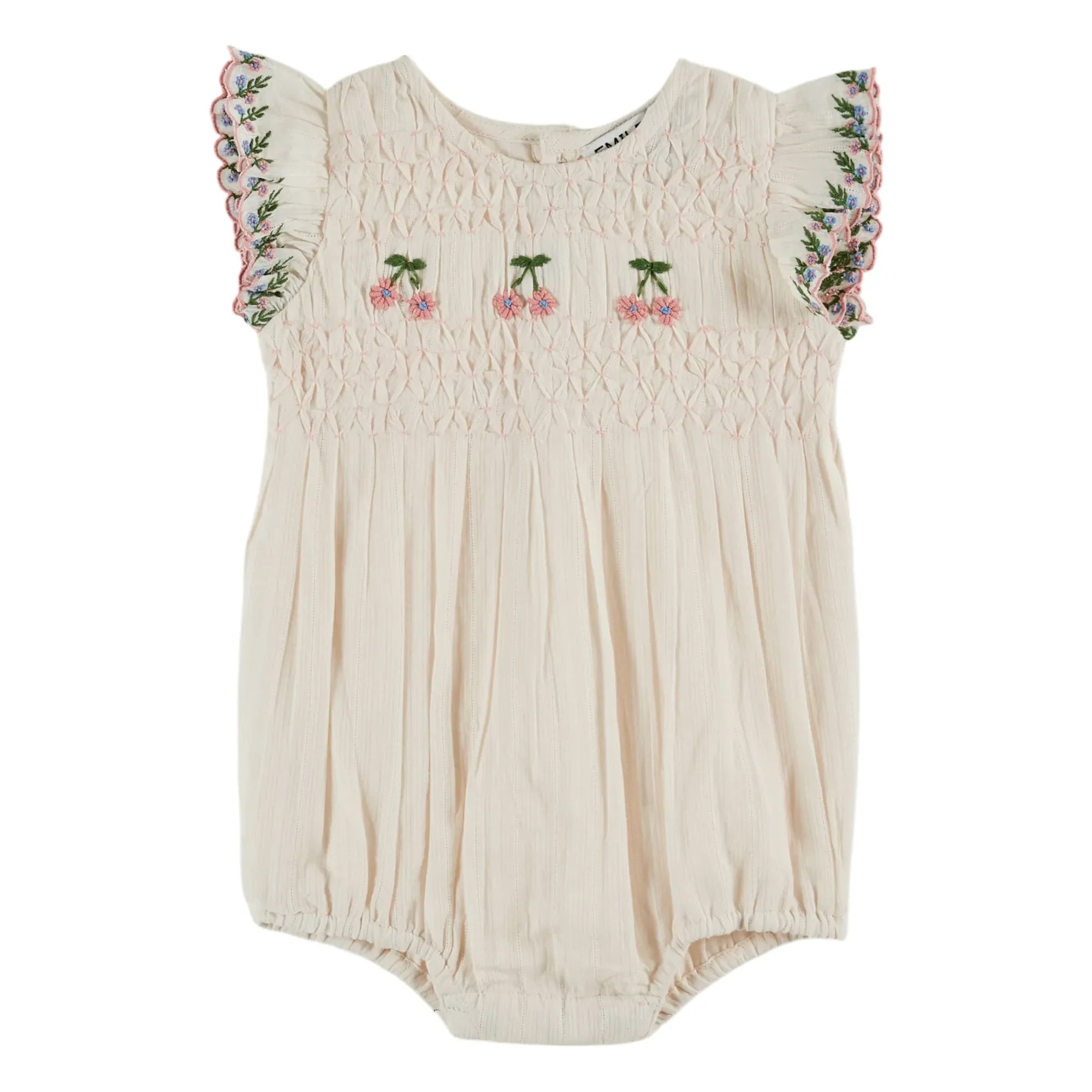 Emile et Ida - Geraffter Overall | Creme