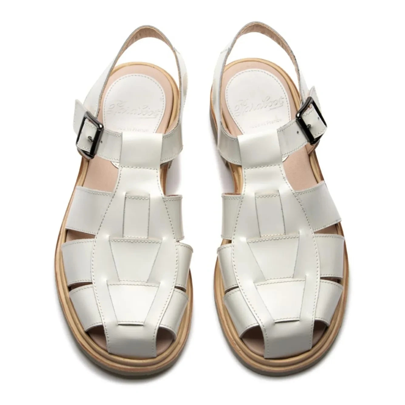 Paraboot - Iberis Parlak Sandaletler | Beyaz
