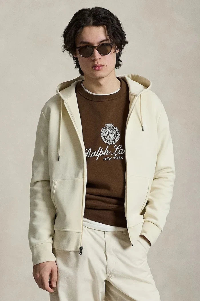 Polo Ralph Lauren fermuarlı kapüşonlu sweatshirt