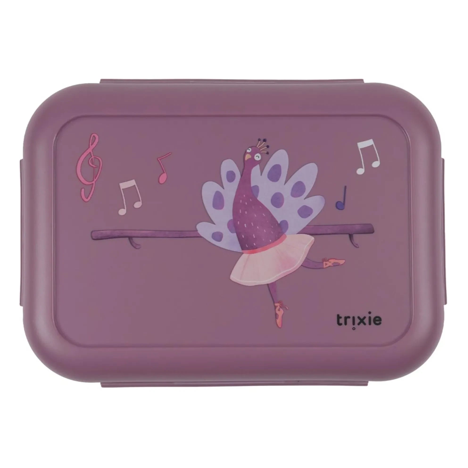 Trixie - Balerin Mrs. Peacock Beslenme Kutusu Klipsleri | Mor
